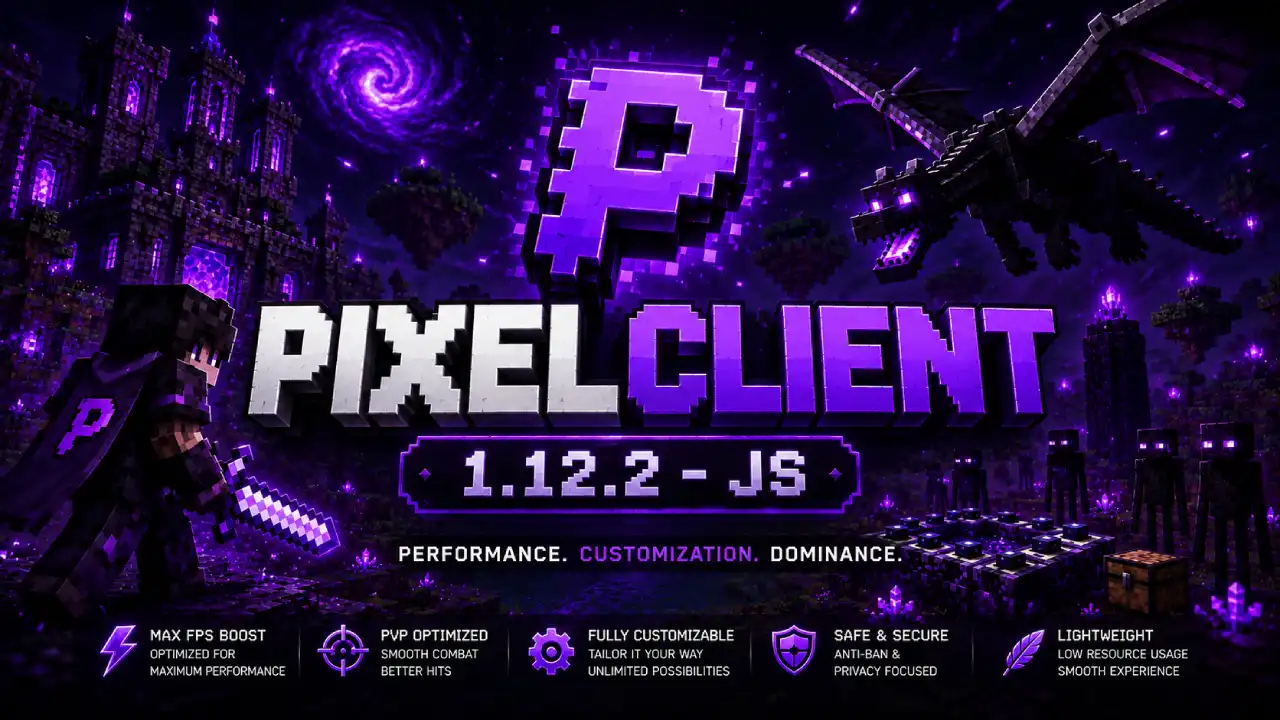PixelClient 1.12.2 - JS